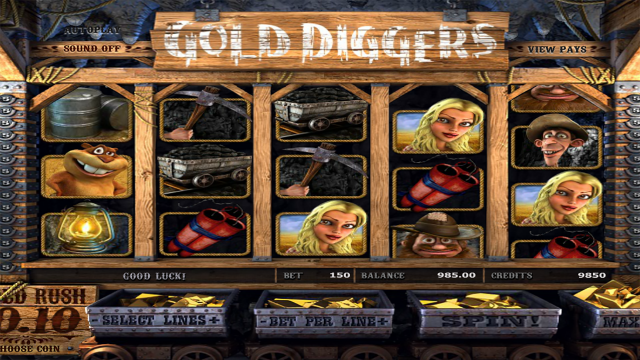 Онлайн аппарат Gold Diggers