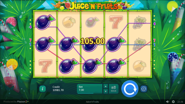 Онлайн слот Juice 'N' Fruits