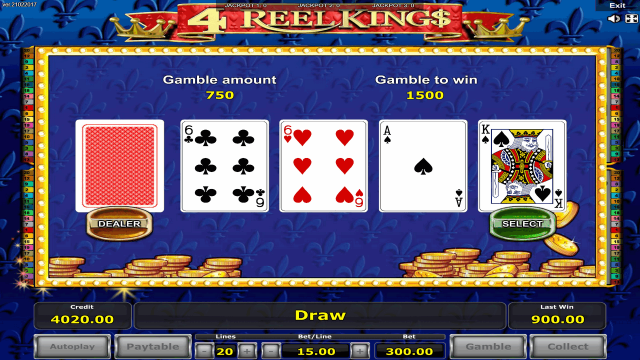 Игровой автомат 4 Reel Kings